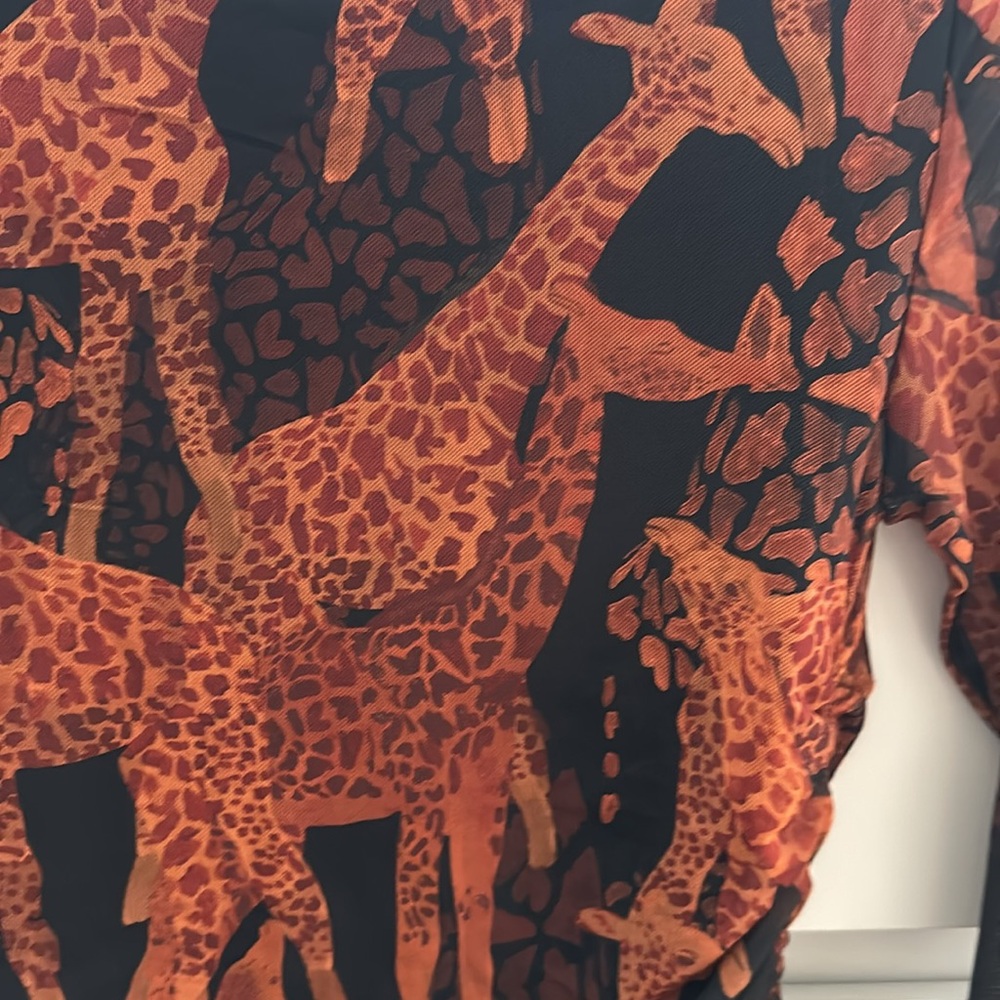 Farm Rio giraffe blouse - Picture 5 of 7